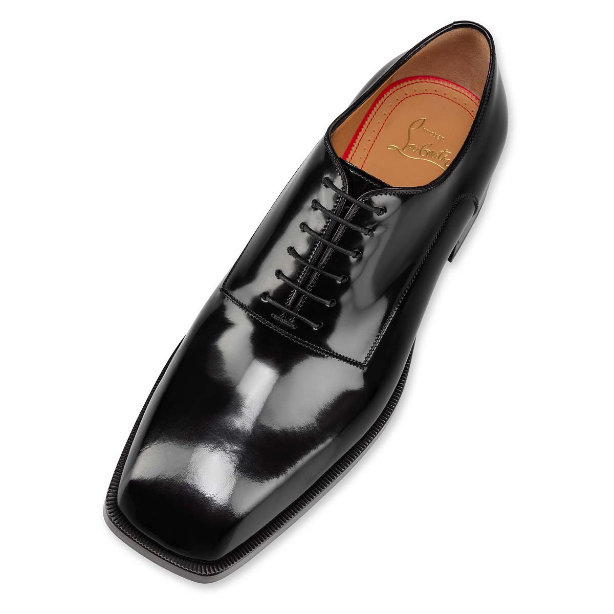 Zapatos con Cordones Christian Louboutin Capitano Hombre Negros | 1Q2W21wz