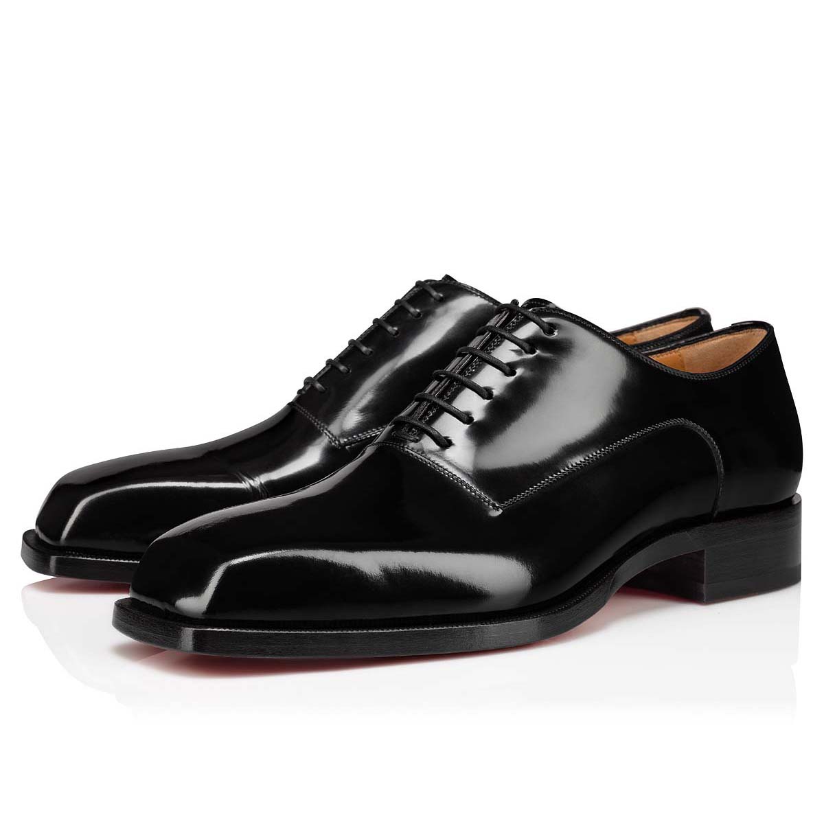 Zapatos con Cordones Christian Louboutin Capitano Hombre Negros | 1Q2W21wz